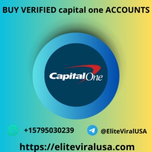 Buy Verified Capital One Accounts